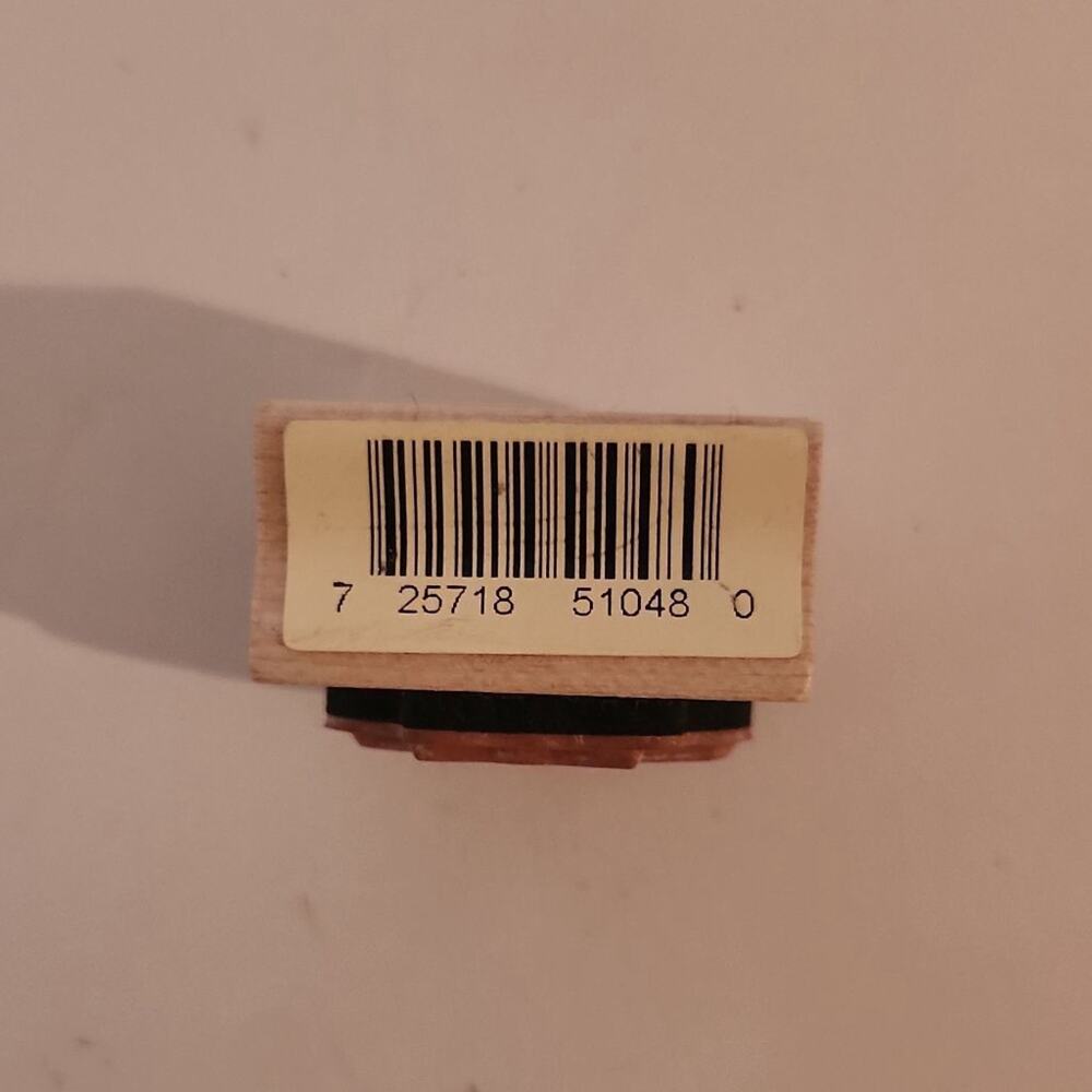 All Night Media Inc Wood Rubber 4x5 Invitation Stamp, Shell Ocean Beach Stamp